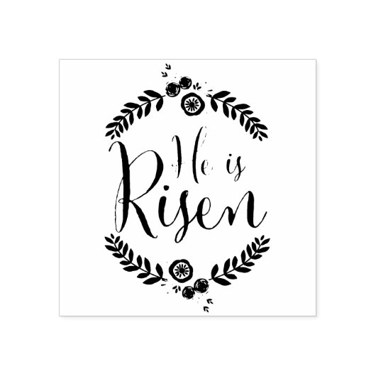 Hij is Risen Rubberstempel (Afrduk)