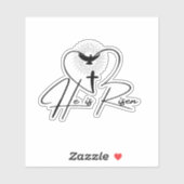 Hij is Risen Sticker (Vel)