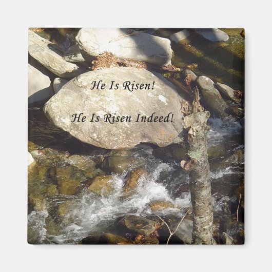 Hij is Risen Stream Magneet (Voorkant)