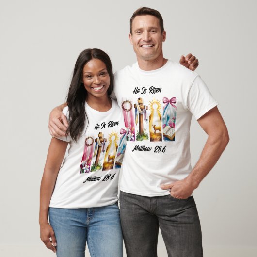 Hij is Risen T-shirt (Unisex)