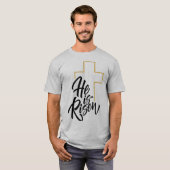 Hij is Risen T-shirt (Voorkant volledig)