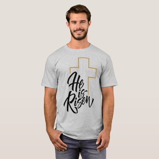 Hij is Risen T-shirt (Voorkant volledig)