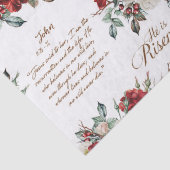 Hij is Risen Tissuepapier (Detail)