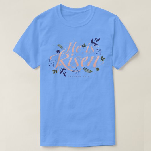 Hij is RisenPasen Jezus 88 T-shirt (Design voorkant)
