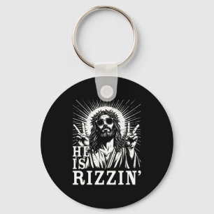 Hij is Rizzin Christelijk Kruis Jezus Bijbelvers H Sleutelhanger