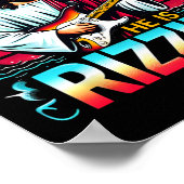 Hij is Rizzin Easter Christelijk Jesus Funny Jesus Poster (Hoek)