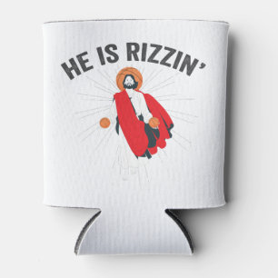 Hij is Rizzin Funny GenZ Basketbal Pasen Zondag   Blikjeskoeler