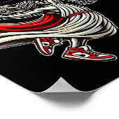 Hij is Rizzin Funny Jesus Bysketll Meme Poster (Hoek)