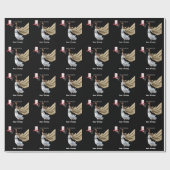 Hij is Rizzin Grappige Jezus spelen basketbal retr Cadeaupapier (Vlak)