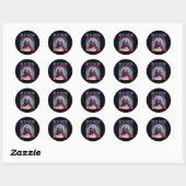 Hij is Rizzin Happy Easter Day Ronde Sticker (Vel)