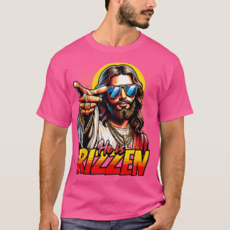 Hij is Rizzin Jesus Cool Easter T-shirt