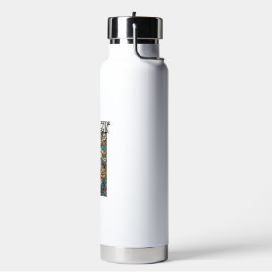 Hij Is Rizzin Vintage Pasen Gebrandschilderd T-Shi Waterfles