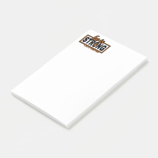 HIJ IS STERK...CRPS POST-IT® NOTES (Schuin)