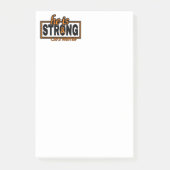 HIJ IS STERK...CRPS POST-IT® NOTES (Voorkant)
