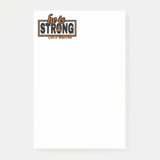 HIJ IS STERK...CRPS POST-IT® NOTES (Voorkant)