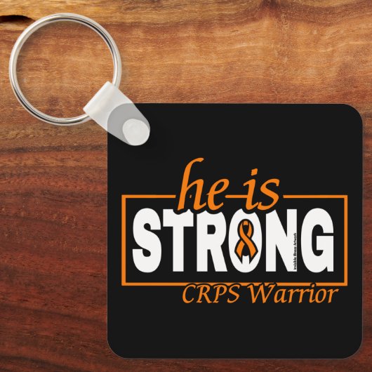 HIJ IS STERK...CRPS SLEUTELHANGER (Voorkant)