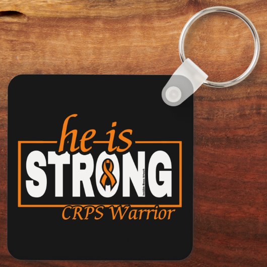 HIJ IS STERK...CRPS SLEUTELHANGER (Achterkant)