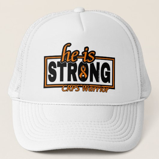 HIJ IS STERK...CRPS TRUCKER PET (Voorkant)