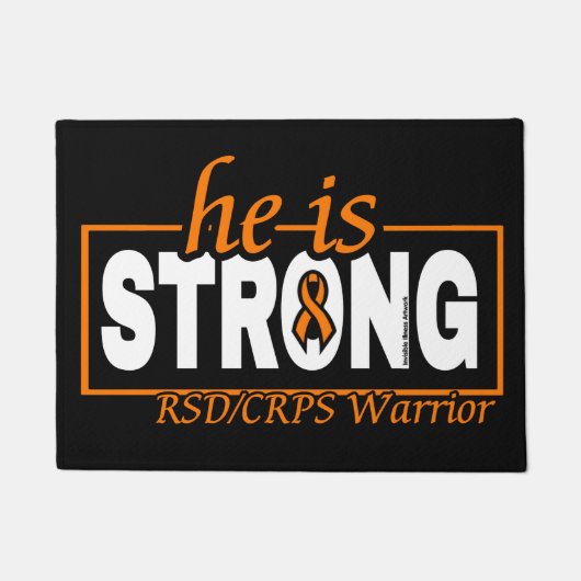 HIJ IS STERK...RSD/CRPS DEURMAT (Voorkant)
