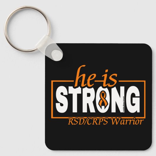 HIJ IS STERK...RSD/CRPS SLEUTELHANGER (Voorkant)
