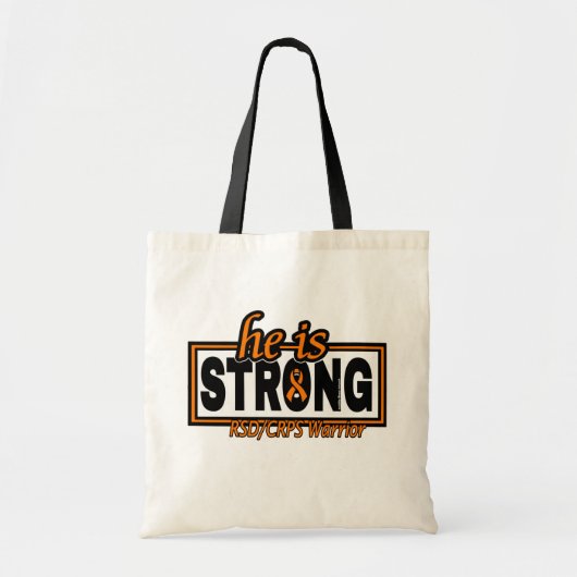 HIJ IS STERK...RSD/CRPS TOTE BAG (Voorkant)