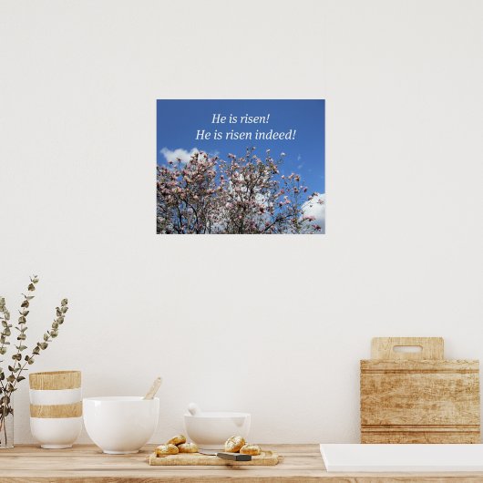 Hij is stijf! Hij is inderdaad stijf! Poster (Keuken)