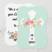 Hij is stijf! Hopelijk is je Pasen gelukkig en gez Kaart (Voorkant / Achterkant)