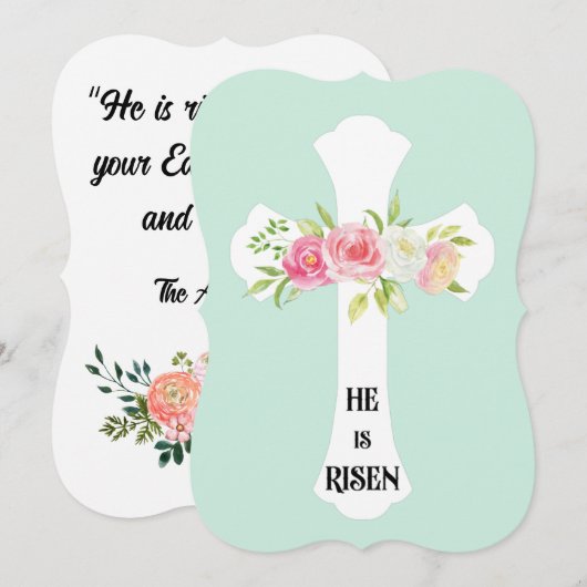 Hij is stijf! Hopelijk is je Pasen gelukkig en gez Kaart (Voorkant / Achterkant)