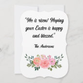 Hij is stijf! Hopelijk is je Pasen gelukkig en gez Kaart (Achterkant)