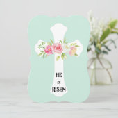 Hij is stijf! Hopelijk is je Pasen gelukkig en gez Kaart (Staand voorkant)