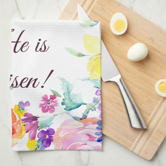 Hij is stijf! theedoek (Quarter Fold)