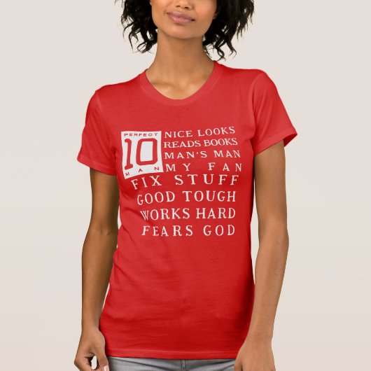 Hij is tien | Het perfecte Man T-shirt (Voorkant)