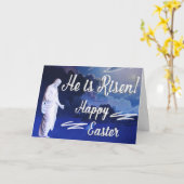 Hij is toegenomen - het Wenskaart van Pasen Kaart (Gele Bloem)