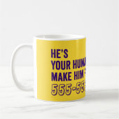 Hij is uw mens, laat hem mok betalen (Links)