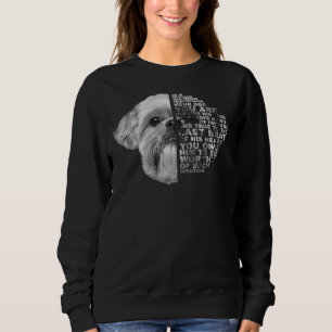 Hij is uw vriend Uw Partner Uw hond Schuif Tzu Trui