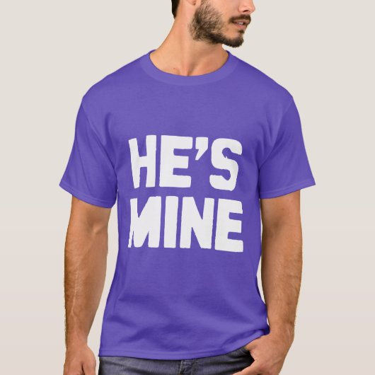 HIJ IS VAN MIJ T-SHIRT (Voorkant)