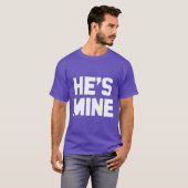 HIJ IS VAN MIJ T-SHIRT (Voorkant volledig)