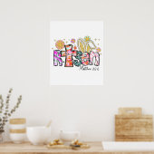 hij is verrezen (2), retro, vintage poster (Keuken)