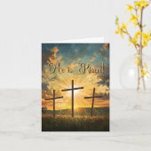 Hij is verrezen! (De dageraad breekt aan, het graf Kaart (Gele Bloem)