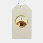 Hij is verrezen en viering van Pasen Cadeaulabel (Achterkant)