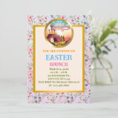 Hij is verrezen en viering van Pasen Kaart (Staand voorkant)