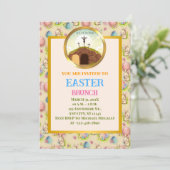Hij is verrezen en viering van Pasen Kaart (Staand voorkant)