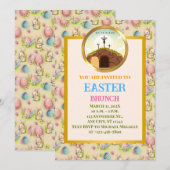 Hij is verrezen en viering van Pasen Kaart (Voorkant / Achterkant)