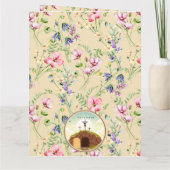 Hij is verrezen en viering van Pasen Kaart (Achterkant)