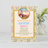 Hij is verrezen en viering van Pasen Kaart (Staand voorkant)