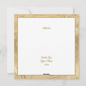 Hij is verrezen" Gelukkig Pasen -  religieus Feestdagenkaart (Achterkant)