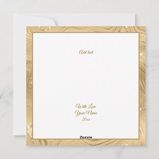 Hij is verrezen" Gelukkig Pasen -  religieus Feestdagenkaart (Achterkant)