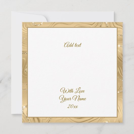 Hij is verrezen" Gelukkig Pasen -  religieus Notitiekaartje (Achterkant)