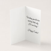 Hij is verrezen! Happy Easter Wenskaart Kaart (Binnen)