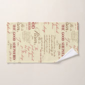 Hij is verrezen in het boek van de goede herder Jo Bad Handdoek (Handdoek)